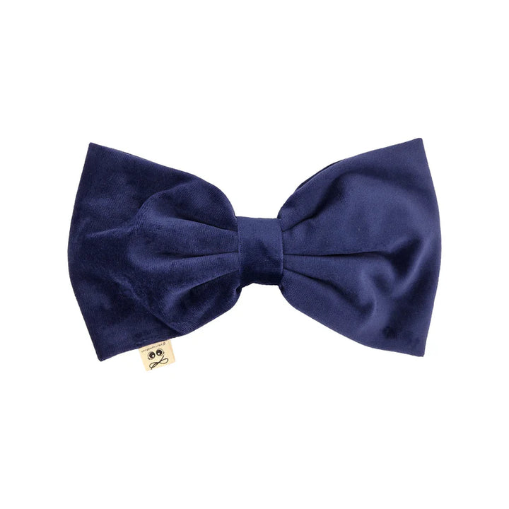 clip velvet oversized bow