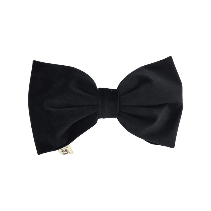 clip velvet oversized bow