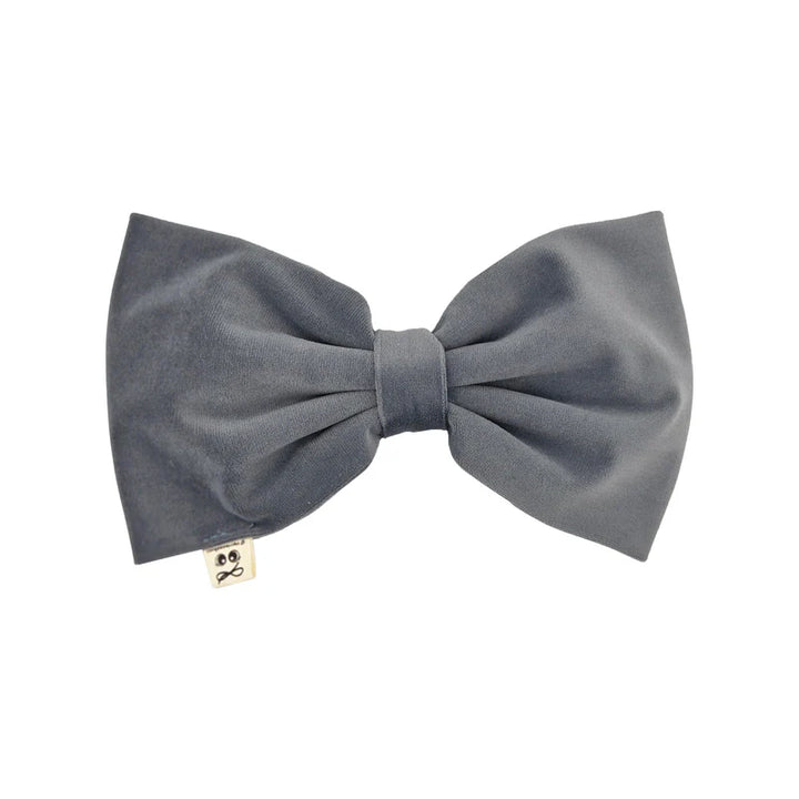 clip velvet oversized bow