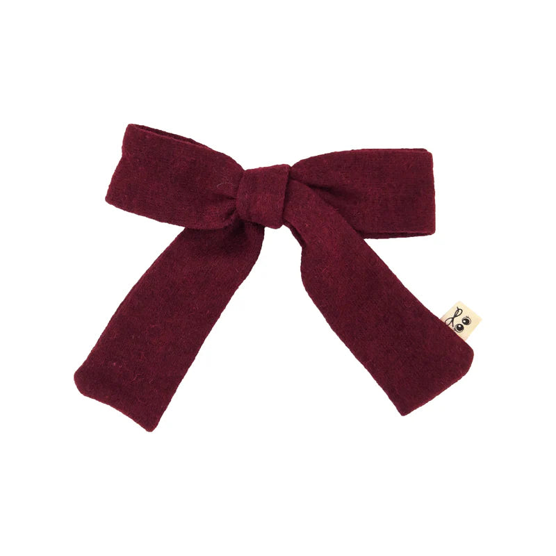 clip felted bow