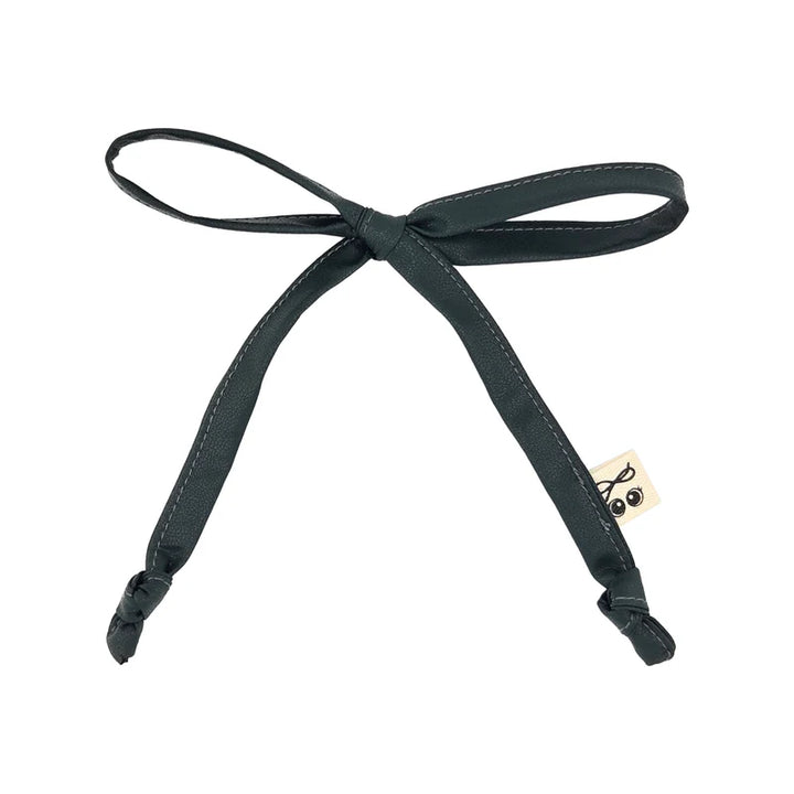 clip leather thin bow