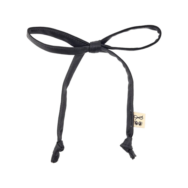 clip leather thin bow