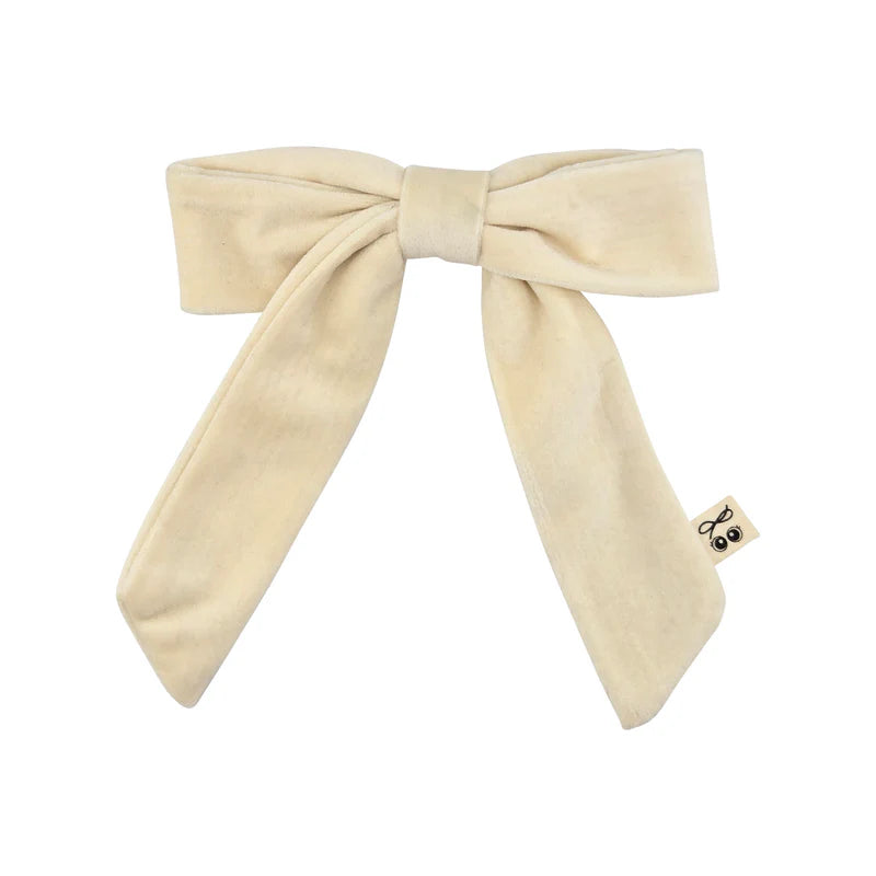 clip velvet bow