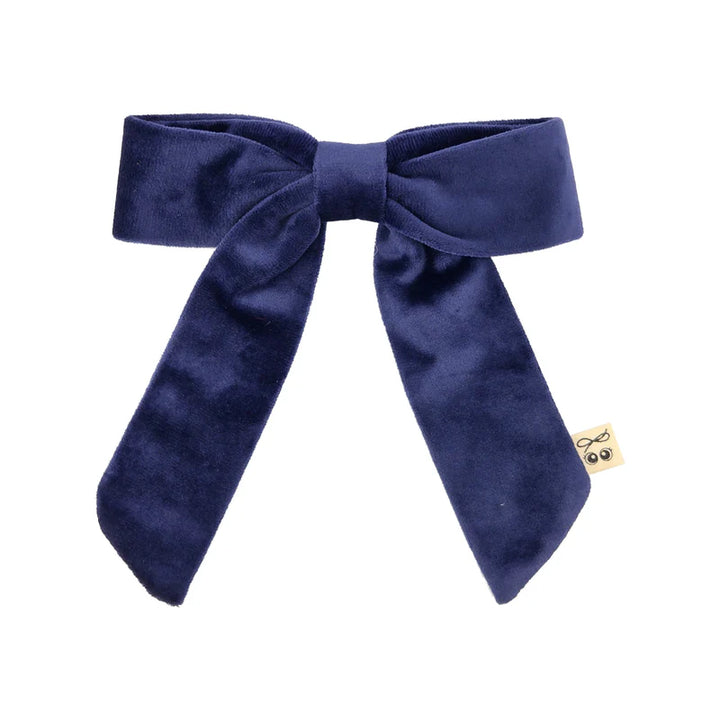 clip velvet bow