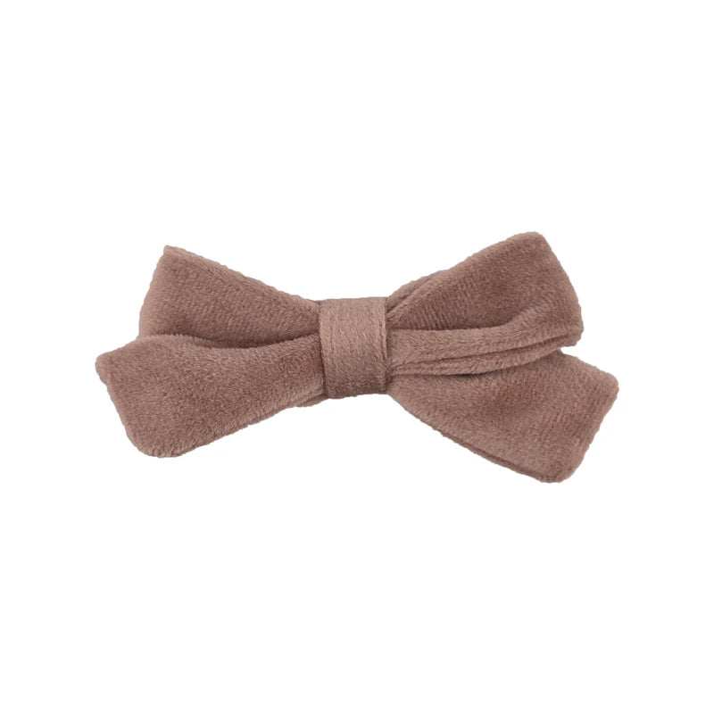 clip velvet bow