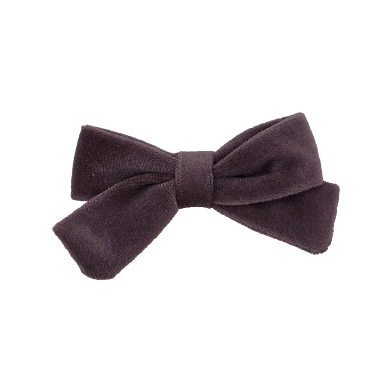 clip velvet bow