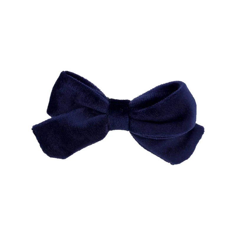 clip velvet bow