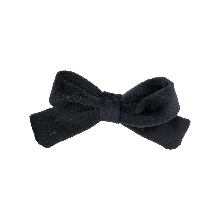 clip velvet bow