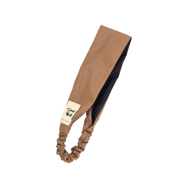 headband leather elastic