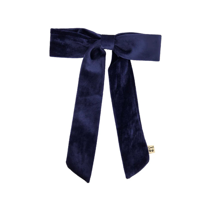 clip velvet bow