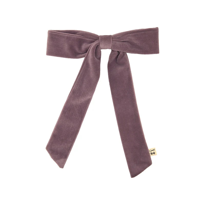 clip velvet bow