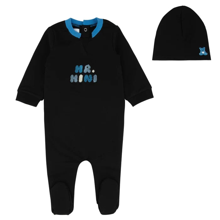 footie branded balloon with beanie