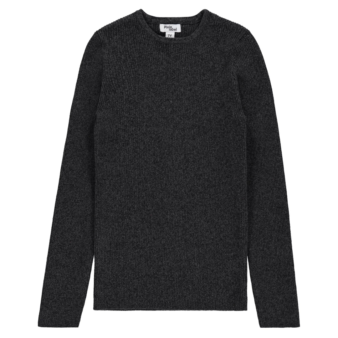 top knit crew neck