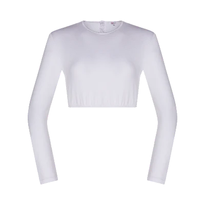 shell long sleeve crop organic cotton