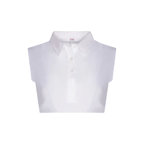 dickey cropped pointy collar