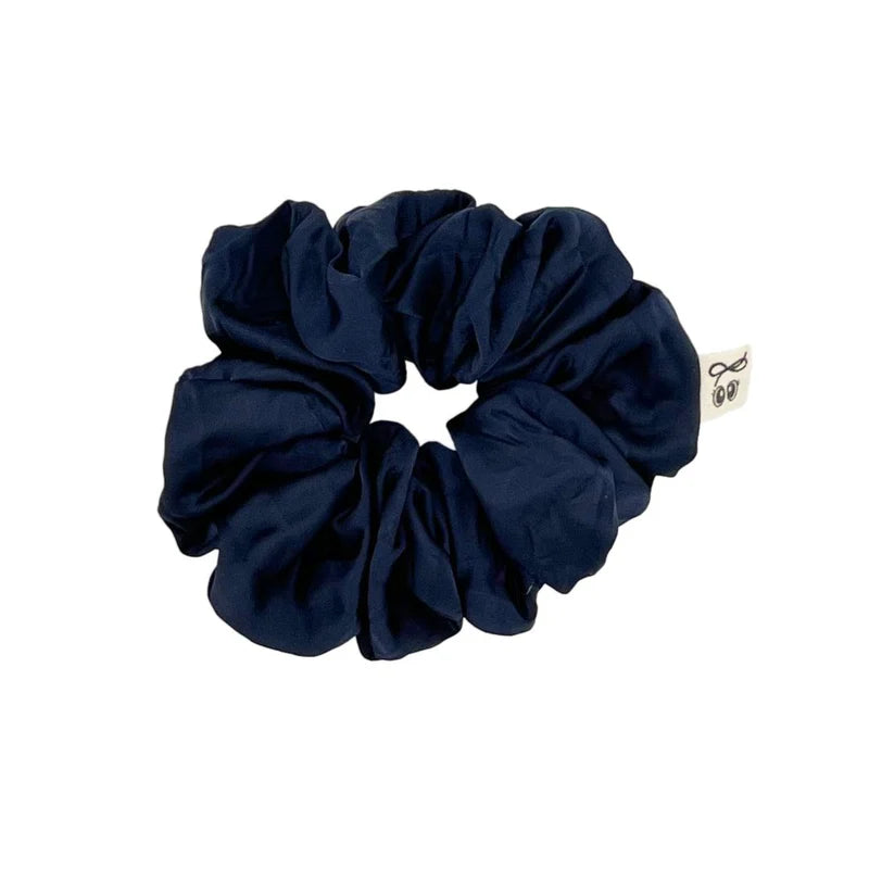 pony scrunchie crushed satin