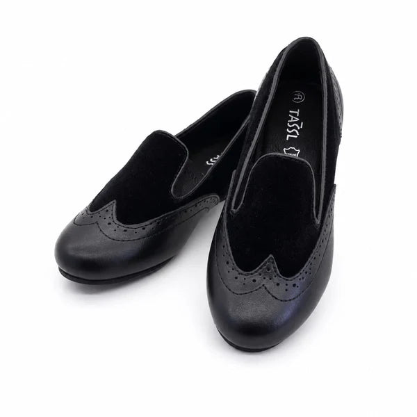 shoes rafia smoking flat