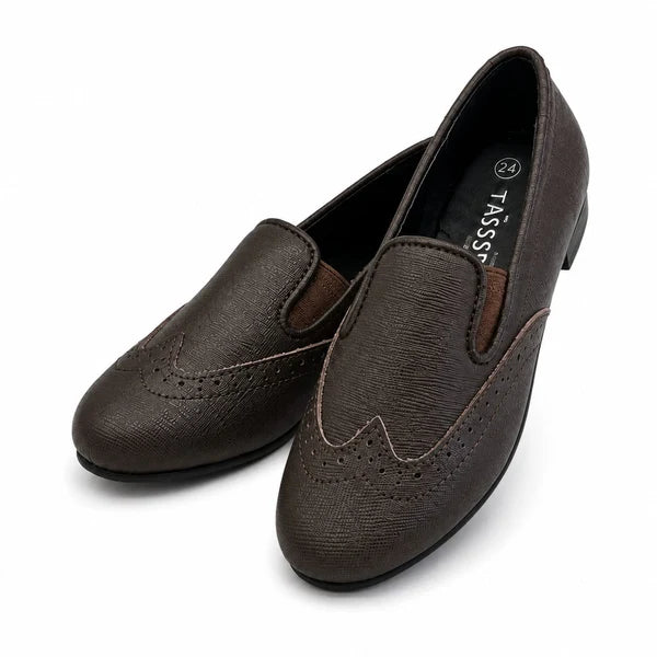shoes rafia smoking flat