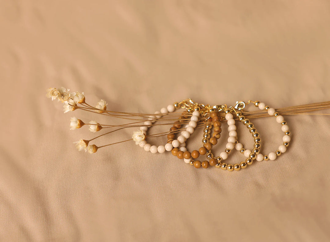 bracelet gold filled beads