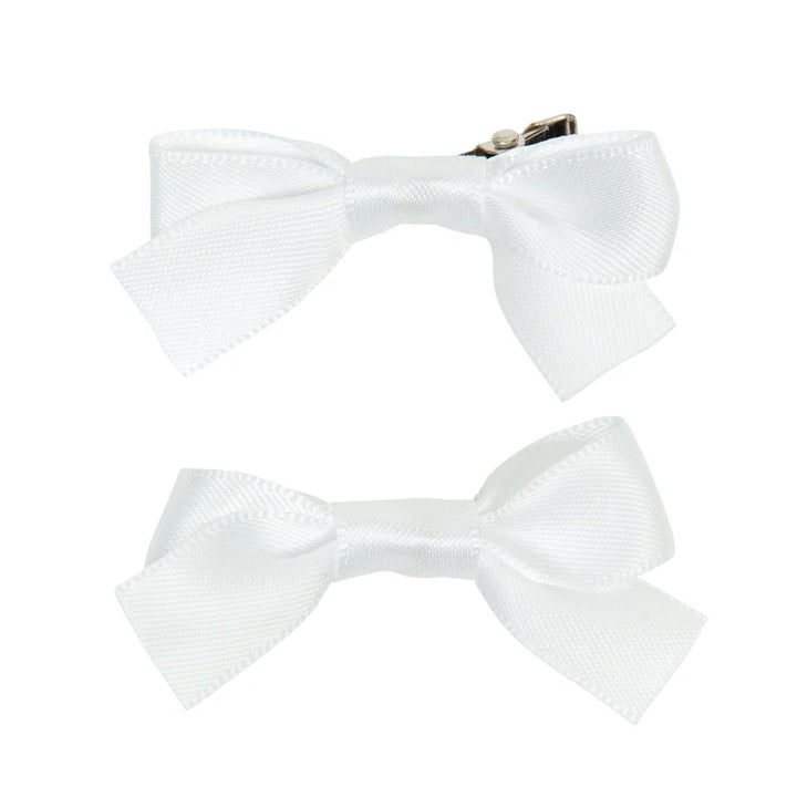 clip satin ribbon bow set
