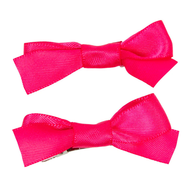 clip satin ribbon bow set