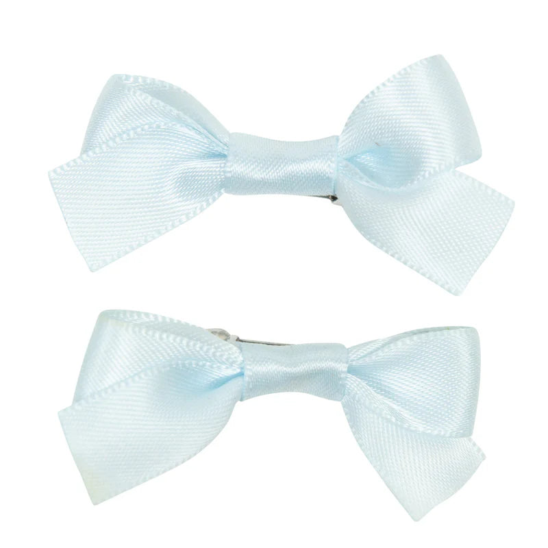 clip satin ribbon bow set