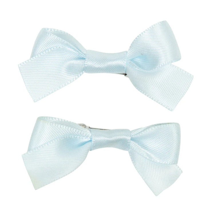 clip satin ribbon bow set