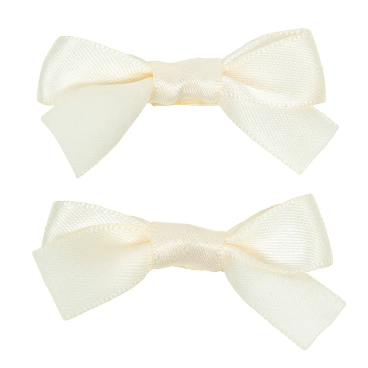 clip satin ribbon bow set
