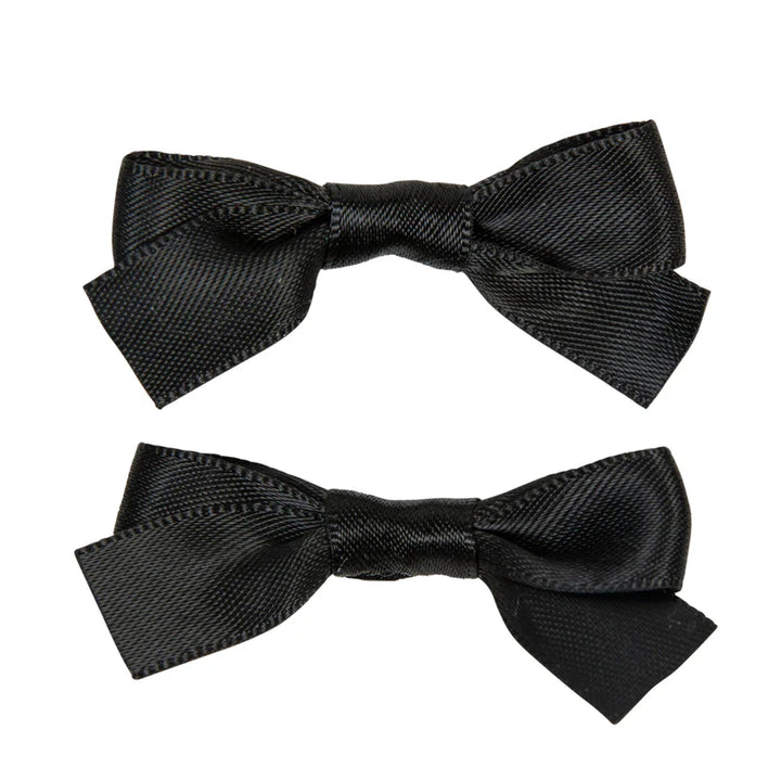 clip satin ribbon bow set