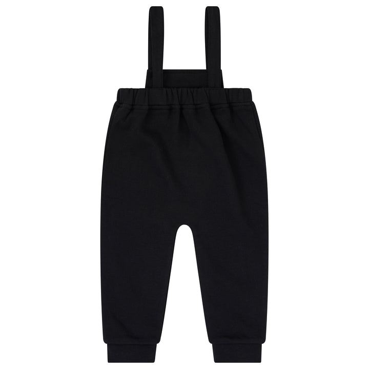 set outfit printed mockneck and overalls