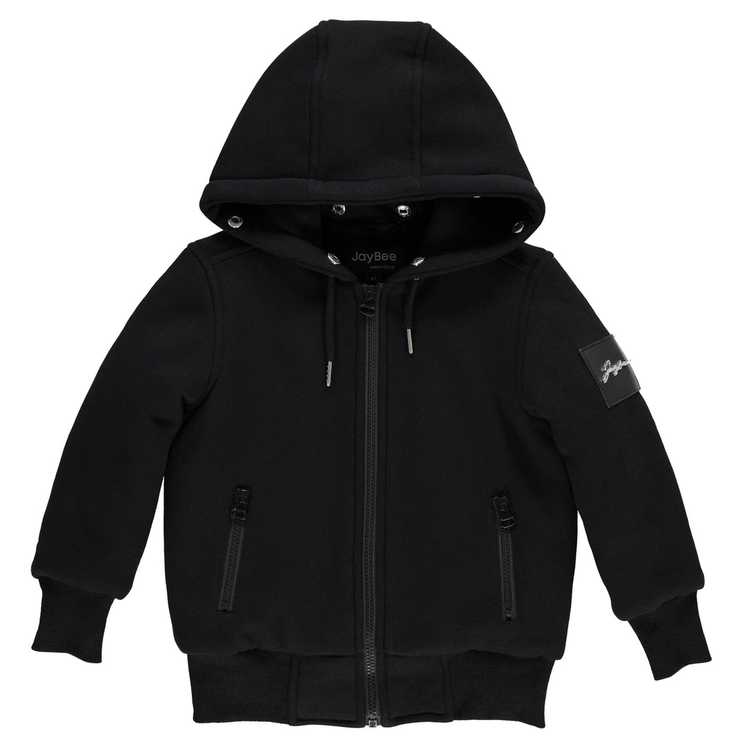 jacket fur lined with hood