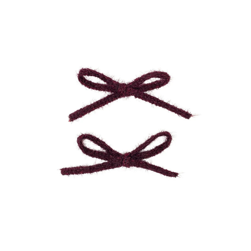 clip fuzz cord bow set