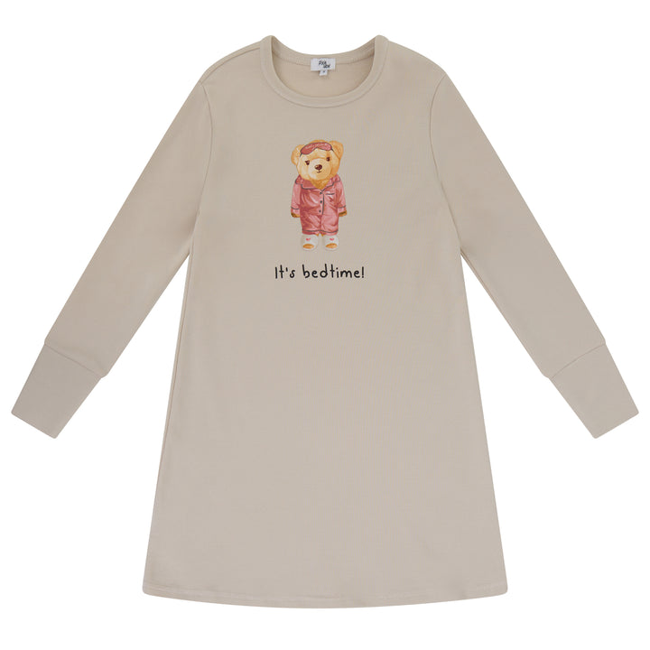 pajamas sleepy teddy tunic set