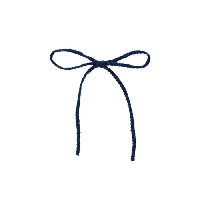 clip fuzz cord thin medium bow