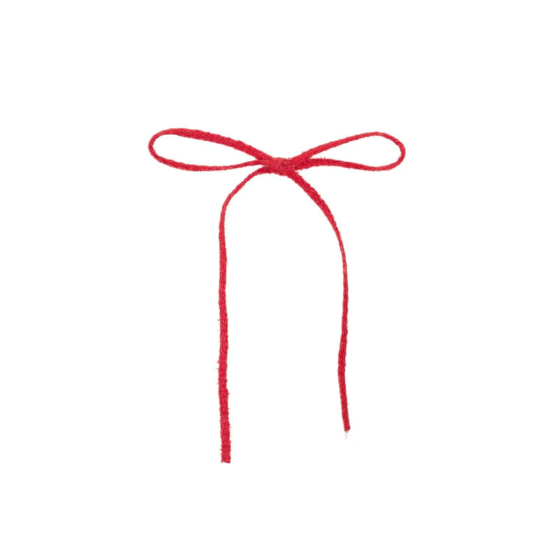 clip fuzz cord thin medium bow