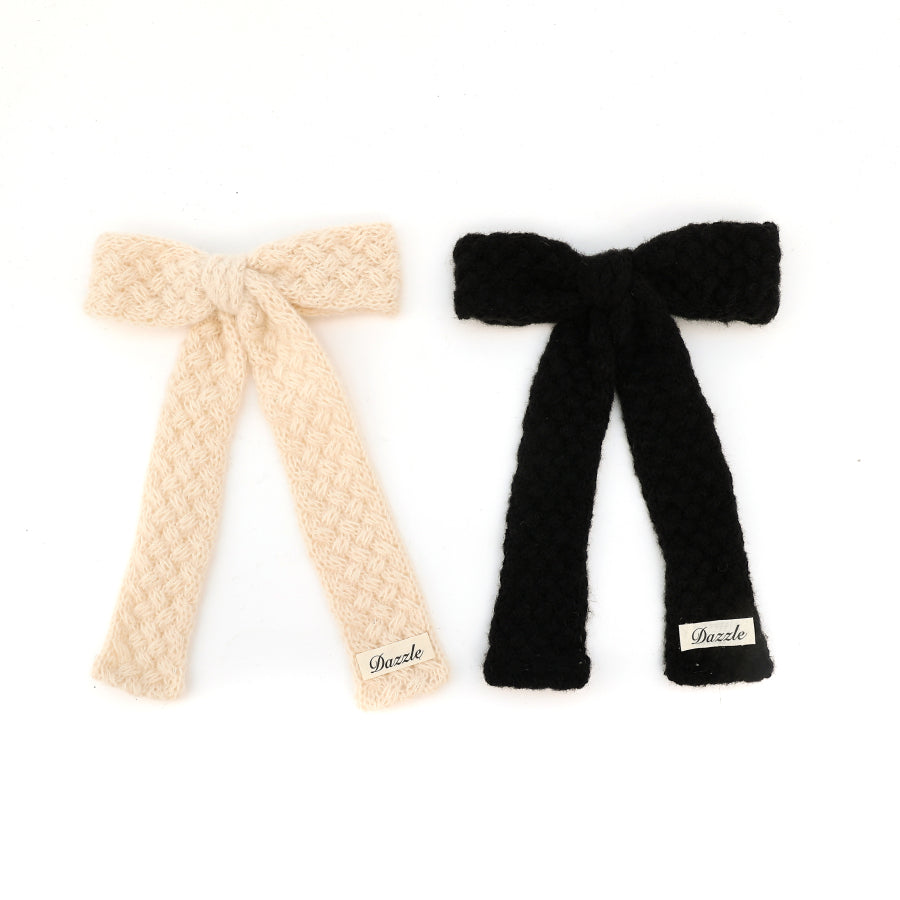 clip wool bow