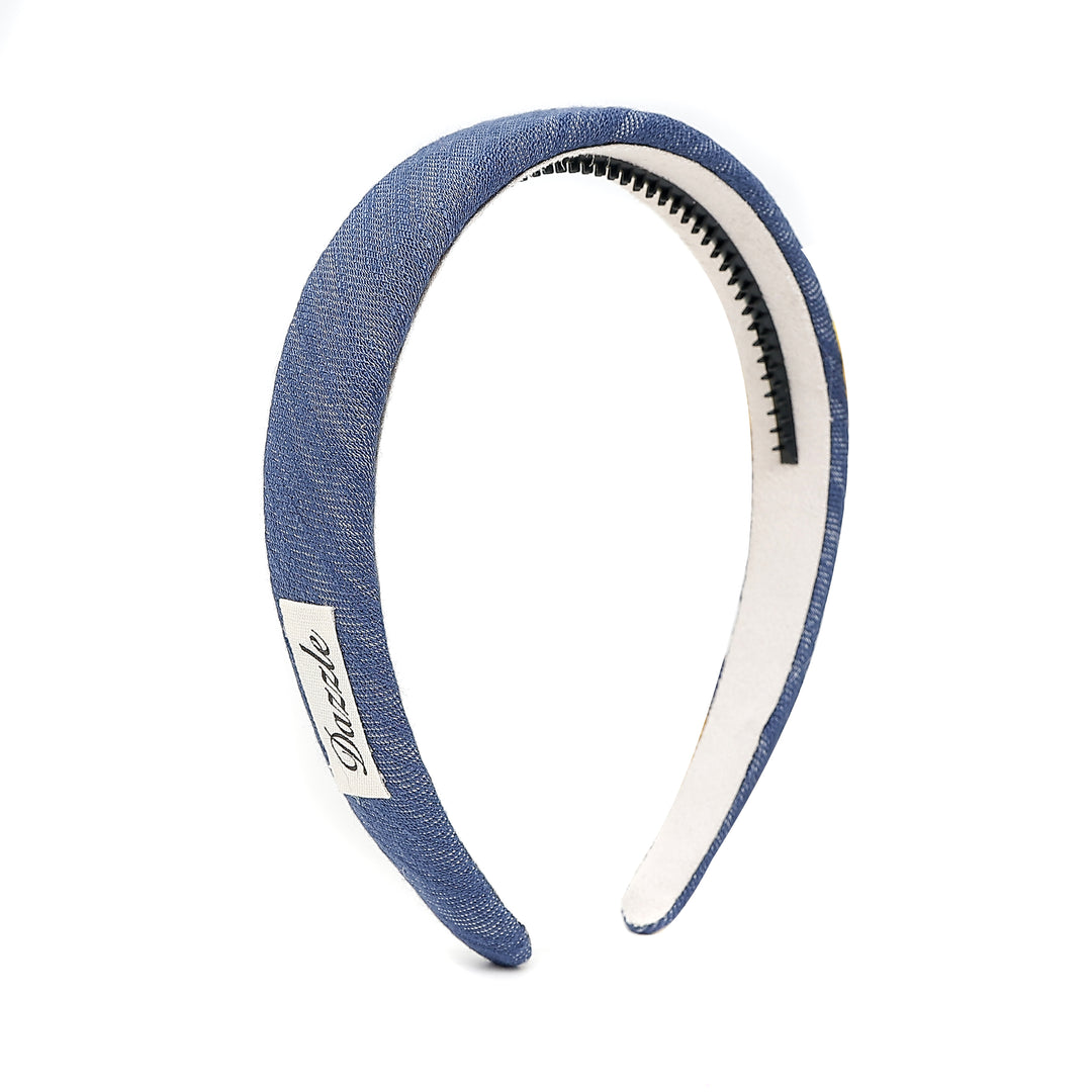 headband flat denim