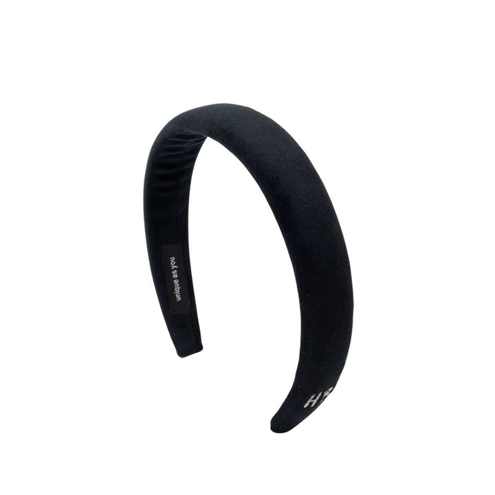 headband velvet puff