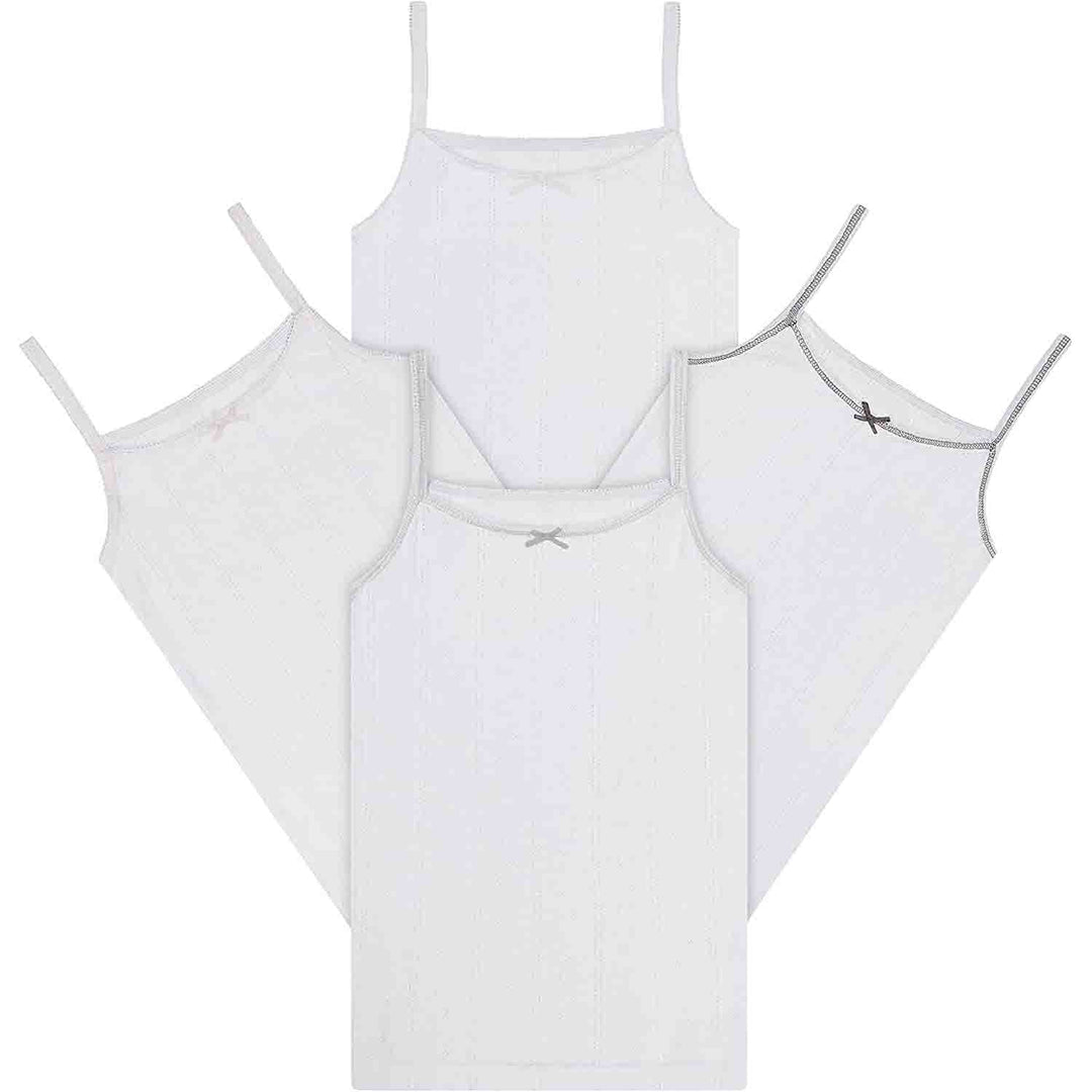 vest with strap pointelle 4pk