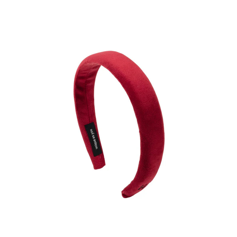 headband velvet puff