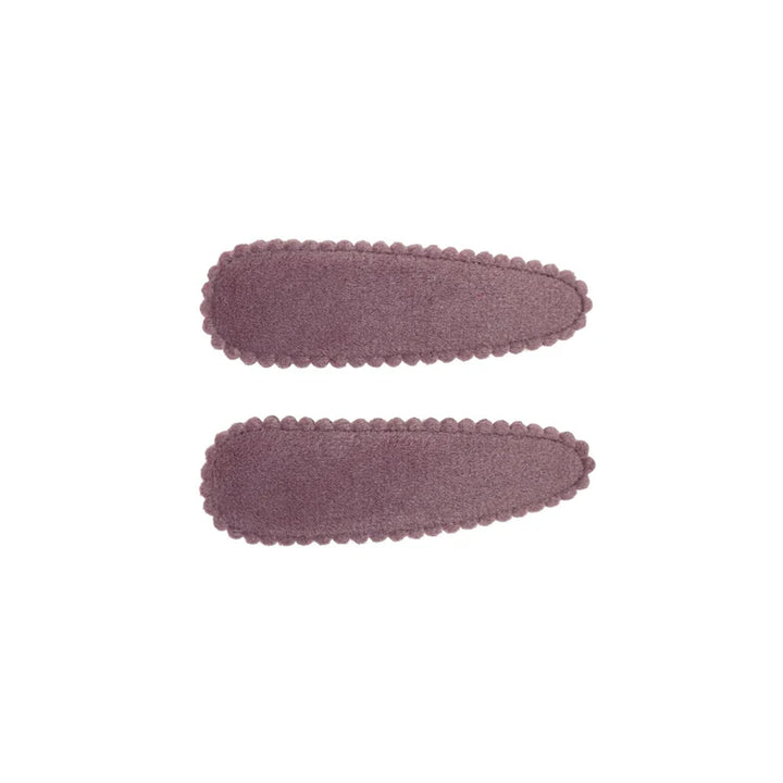 clip snap velvet covered set