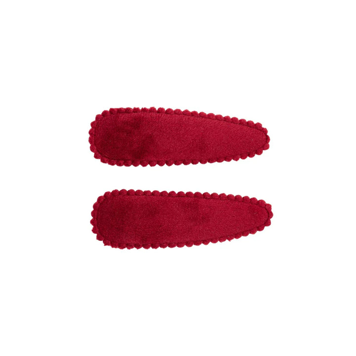 clip snap velvet covered set