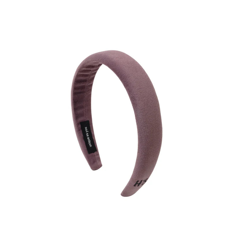 headband velvet puff
