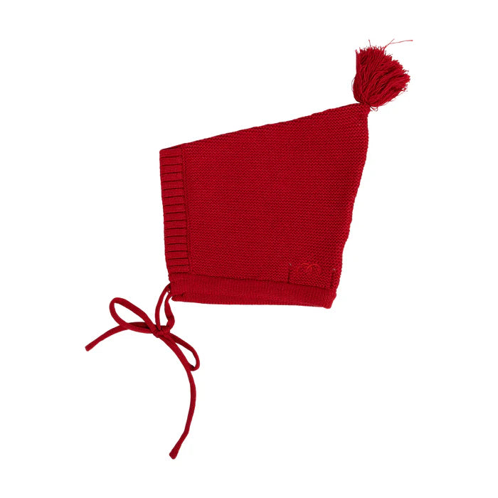 bonnet knit pixie with tassle