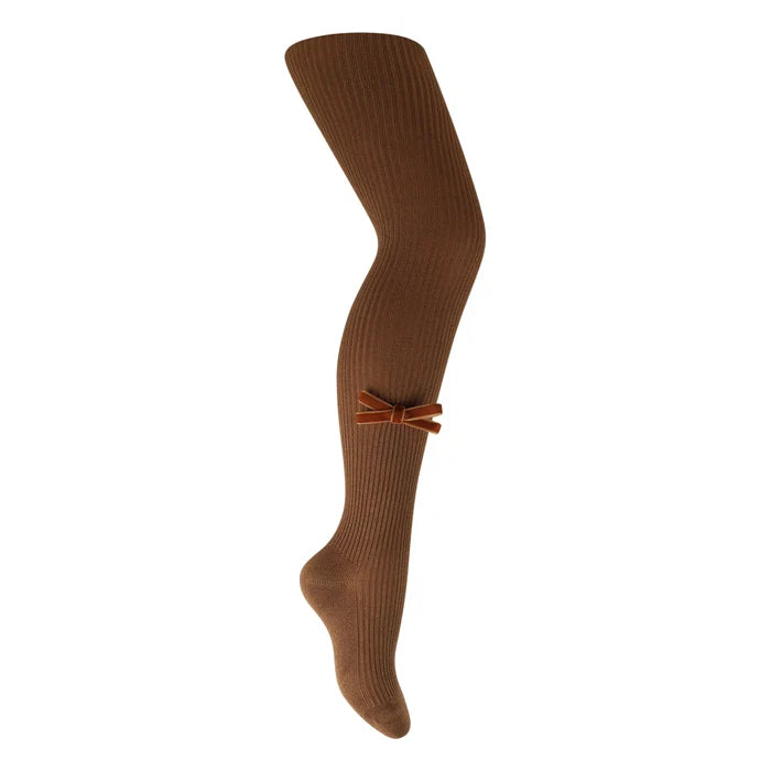tights cotton modal classic velvet bow