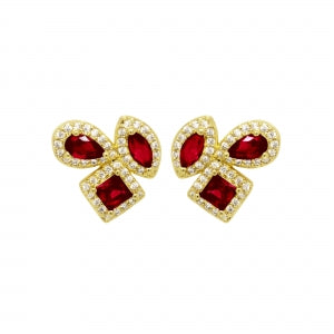 earring assorted shape cz stud