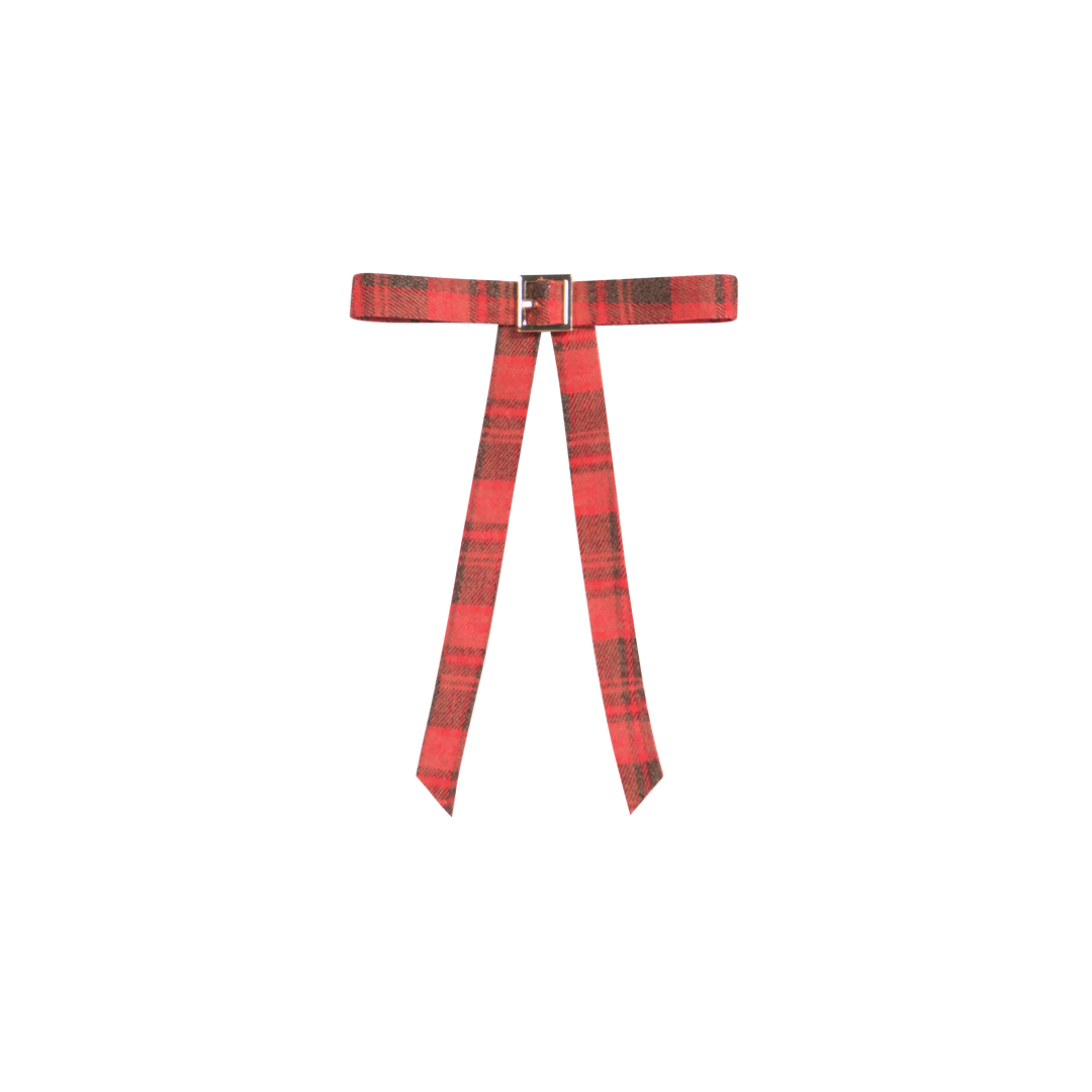 clip plaid buckle
