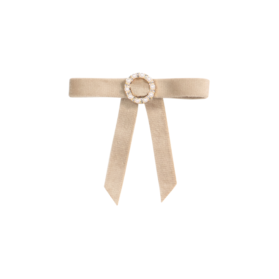 clip round pearl buckle