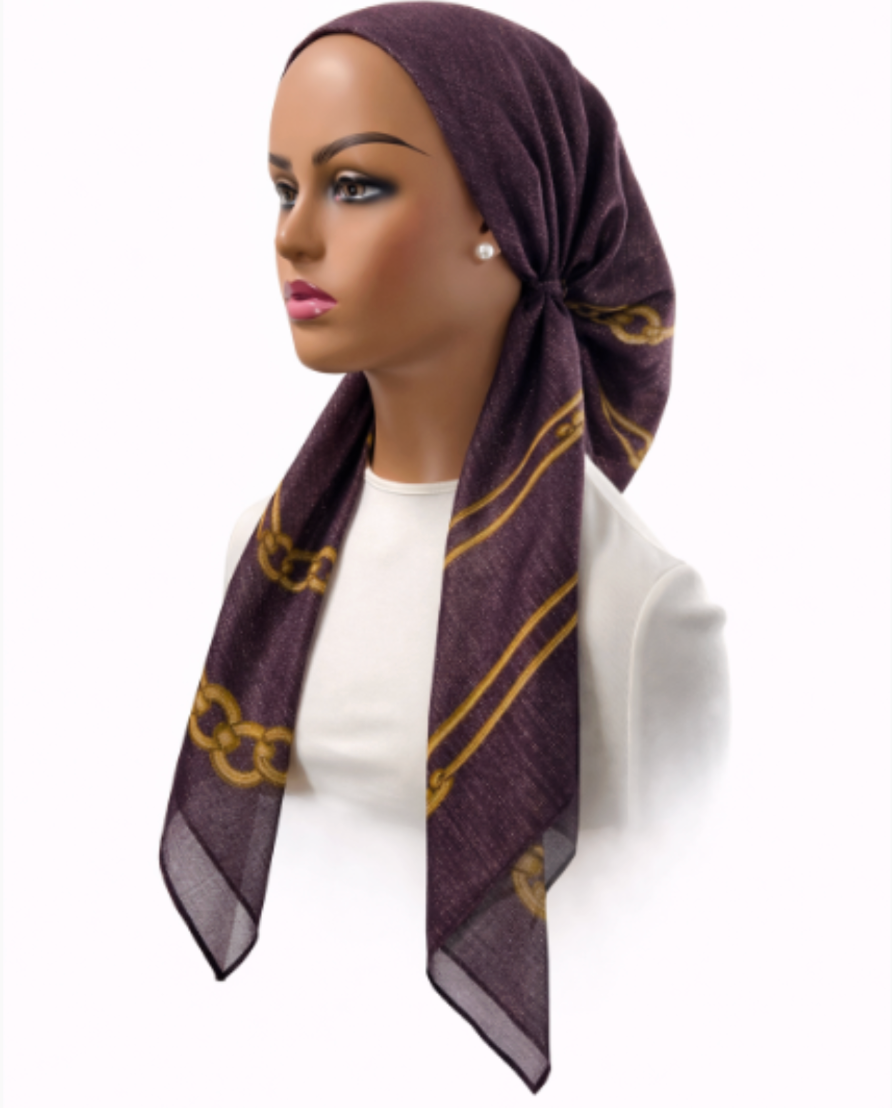 headscarf open lurex