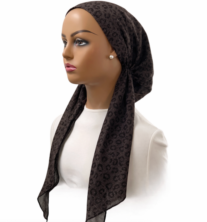 headscarf open mesh knit